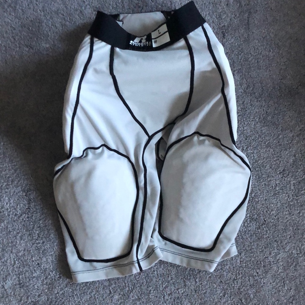 Padded compression shorts grey